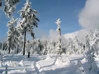 Schneeschuh-Touren in den Bergen des Bayerischen Walds