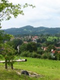 auf dem Baierweg unterwegs - Panoramablick auf Neukirchen auf dem Baierweg unterwegs - Panoramablick auf Neukirchen