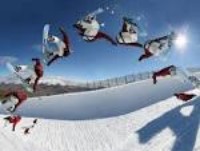 Snowboarden in St. Englmar