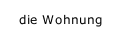 die Wohnung